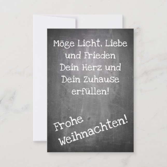 Christmas motif in chalkboard style - XMAS (Front)