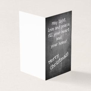 Christmas motif in chalkboard style - XMAS Card