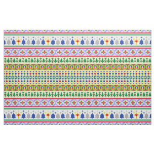 Christmas Motif Pattern Fabric