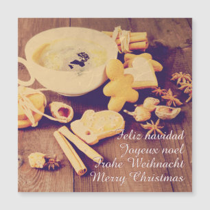 Christmas Motif with Cookies, Sweets and Spices