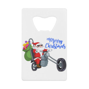christmas motorcycle santa