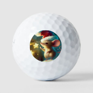 Christmas Mouse (1) Golf Balls
