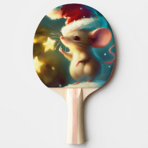 Christmas Mouse (1) Ping Pong Paddle