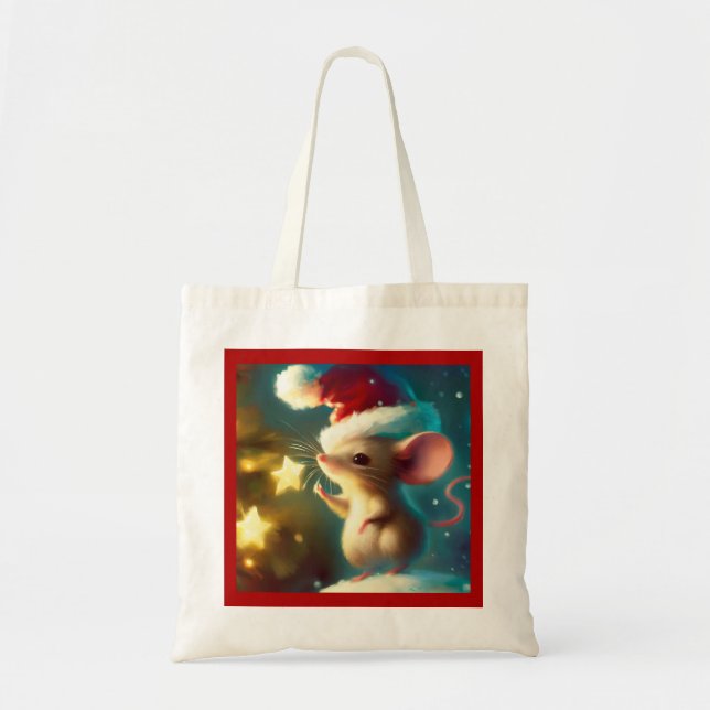 Christmas Mouse 1 Tote Bag (Front)