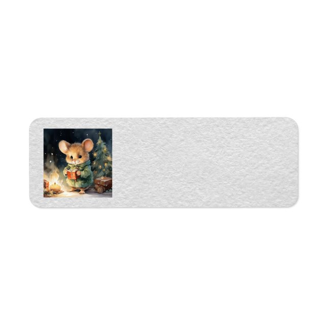 Christmas Mouse Address Labels (Front)