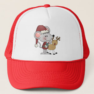 Christmas Mouse and Trucker Hat
