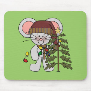 Christmas Mouse Decorating Tree Pad