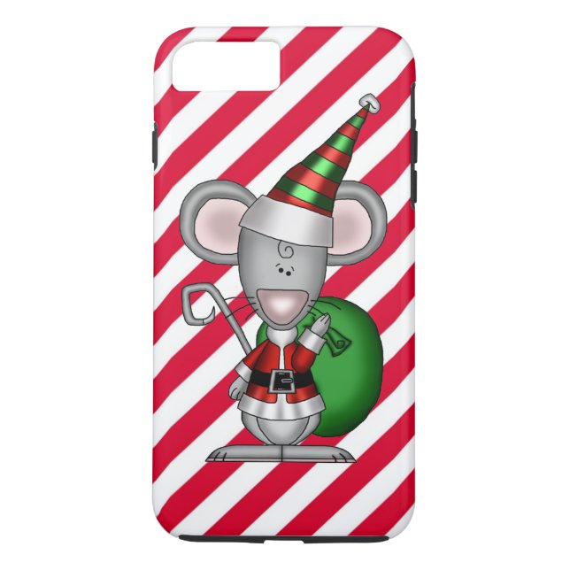 Christmas Mouse iPhone 7 plus tough case (Back)
