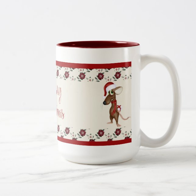 Christmas Mouse Mug (Right)