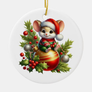 Christmas Mouse Ornament