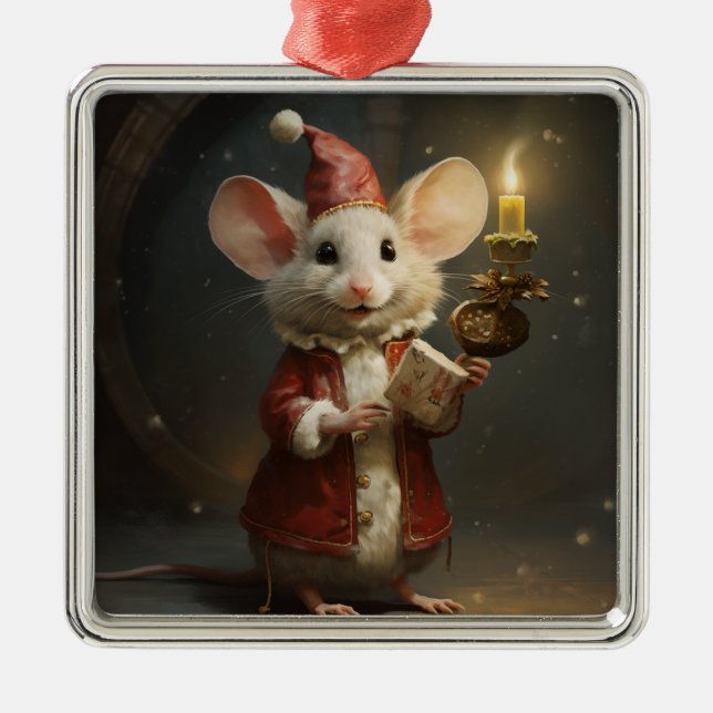 Christmas Mouse Ornament (Front)