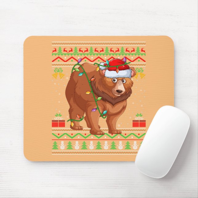 Christmas Mouse Pad (With Mouse)