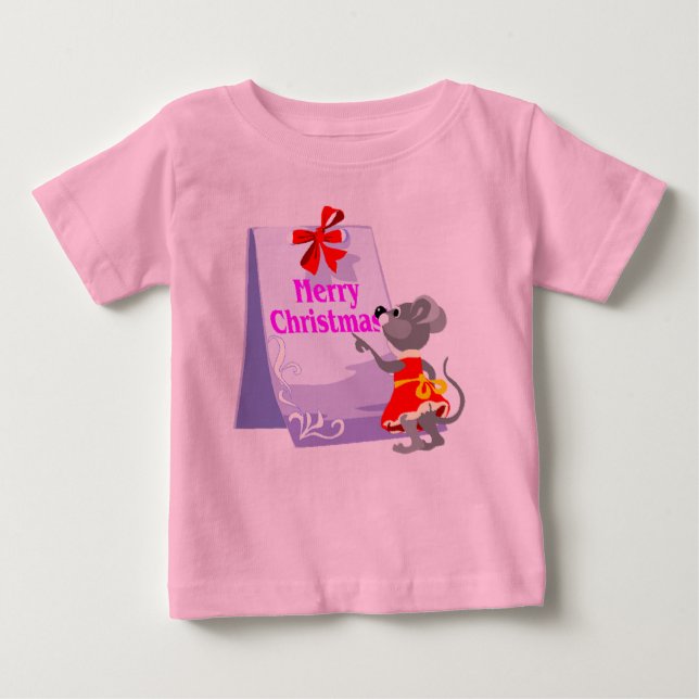 Christmas Mouse T-shirt (Front)