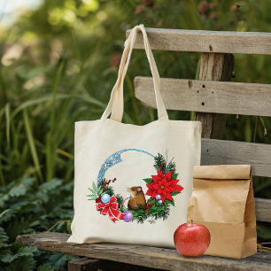 Christmas Mouse Tote Bag
