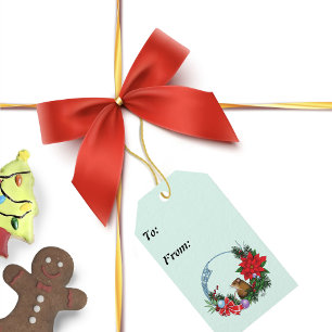 Christmas Mouse Wreath Gift Tags