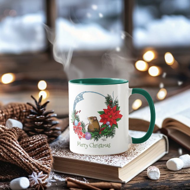 Christmas Mouse Wreath Mug (Creator Uploaded)