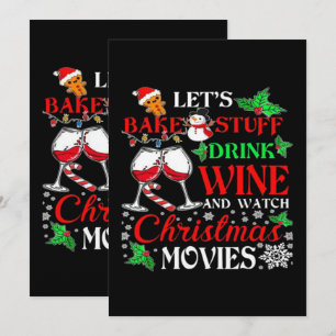 Christmas movie invitation