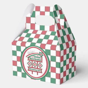 Christmas Movie Marathon Retro Marquee Festive Favour Box
