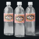 Christmas Movie Night Water Bottle Label<br><div class="desc">The perfect addition to any Movie Night Party!</div>