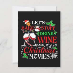 Christmas movie postcard