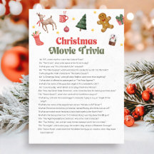 Christmas Movie Trivia  Game