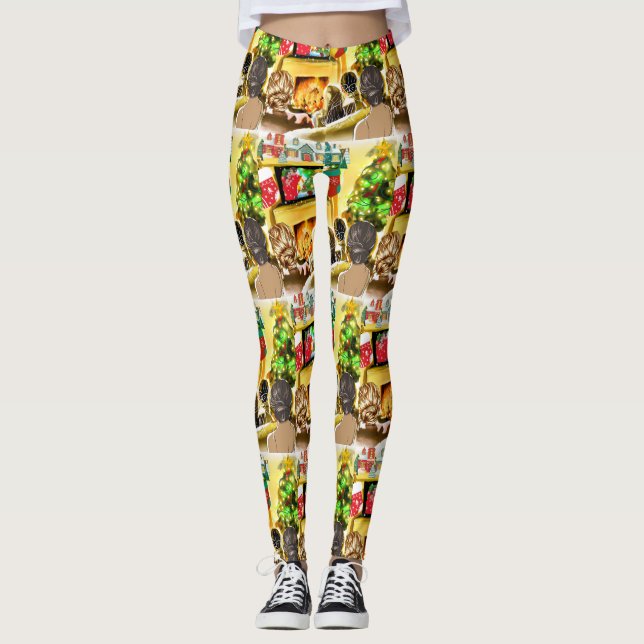 Christmas Movies Leggings (Front)