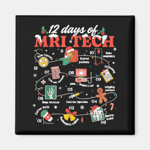Christmas Mri Tech 12 Days Of Mri Technician New M Magnet