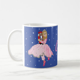 Christmas Mug 11 oz. Nutcracker Ballerina Stars