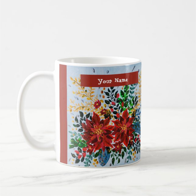 Christmas Mug (Add Name) (Left)