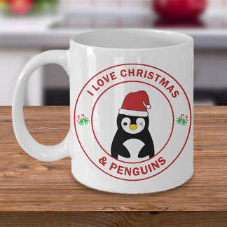 Christmas Mug Cute Penguin Gift