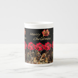 Christmas Mug, Jesus Christ, Merry Christmas Bone China Mug