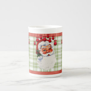 Christmas Mug, Santa Bone China Mug