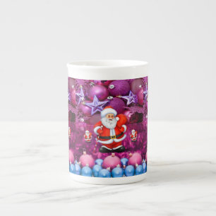 Christmas Mug, Santa Bone China Mug