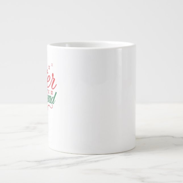 Christmas Mug – Warm Holiday Cocoa & Coffee Cup (Front)