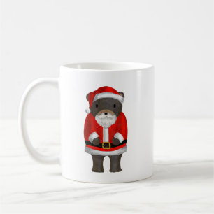 Christmas Mug with a Santa Claus Bear