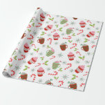 Christmas Mugs Wrapping Paper<br><div class="desc">Christmas Mugs is a digital design that will make your gift giving a whole new awesome look</div>