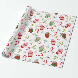 Christmas Mugs Wrapping Paper
