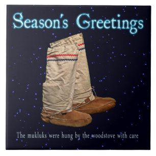 Christmas Mukluks Tile