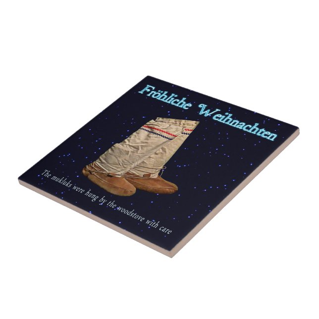 Christmas Mukluks Tile (Side)