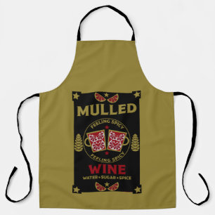 Christmas Mulled Red Wine Apron