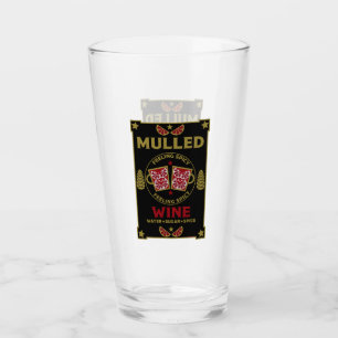 Christmas Mulled Red Wine Glass