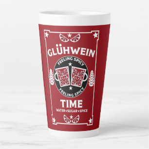 Christmas Mulled Red Wine Glühwein    Latte Mug