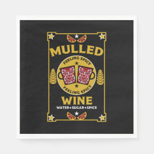 Christmas Mulled Red Wine  Napkin