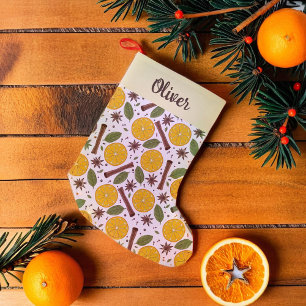 Christmas mulled wine spicy white small christmas stocking