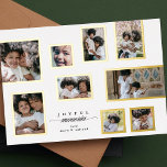 Christmas Multi Photo Collage Joyful Moments<br><div class="desc">Christmas Holiday Photo Collage Elegant Joyful Moments _____________________________ ***this design is part of a christmas holiday collection*** Capture the magic of the holiday season with my Elegant Joyful Moments Christmas Holiday Photo Collage Collection! This collection is designed to beautifully showcase your treasured memories in a contemporary and elegant style. Whether...</div>