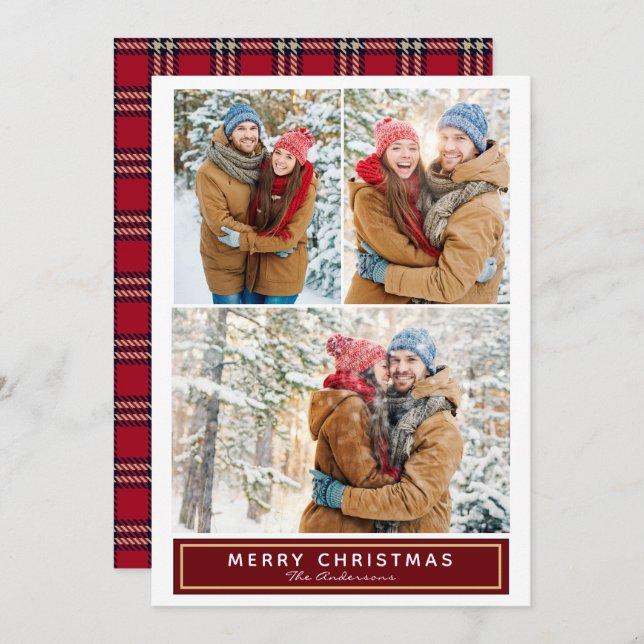 Christmas Multiple Photo Card (Front/Back)