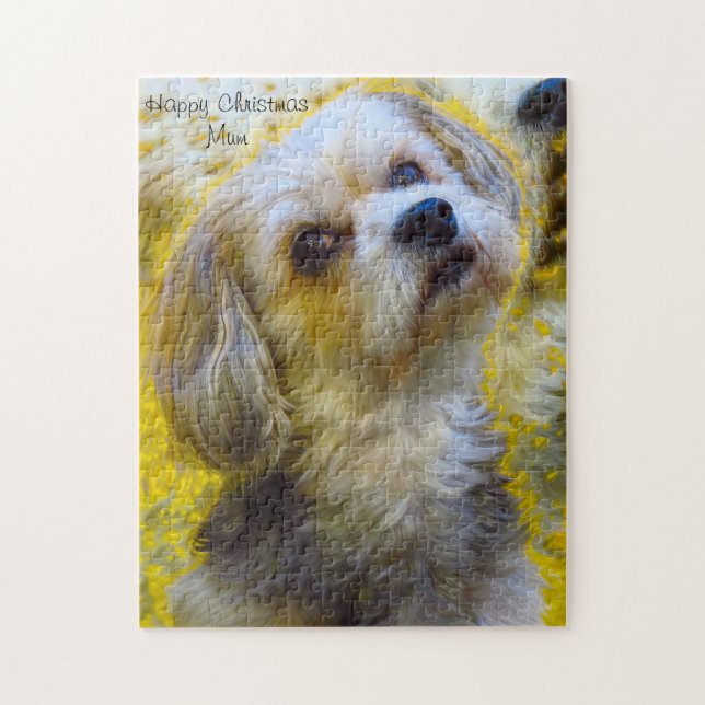 Christmas Mum. Jigsaw Puzzle (Vertical)