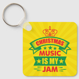 Christmas Music is My Jam-86254 Key Ring