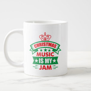 Christmas Music is My Jam-86254 Large Coffee Mug