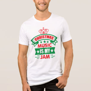 Christmas Music is My Jam-86254 Tri-Blend Shirt